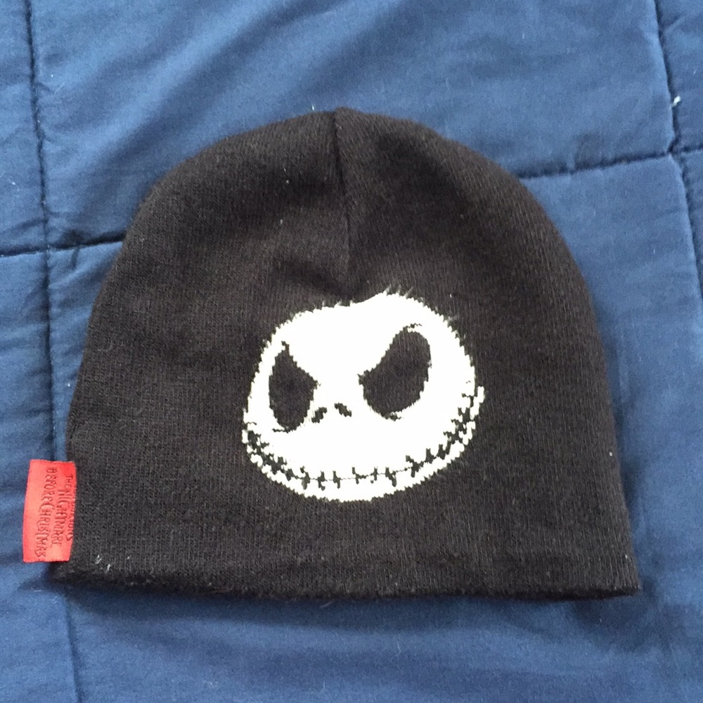 Jack Skellington Reversible Beanie / Knit Cap